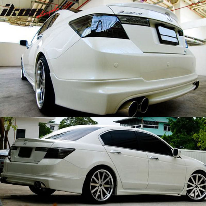 2008-2012 Honda Accord Sedan Painted ABS Rear Trunk Spoiler Wing