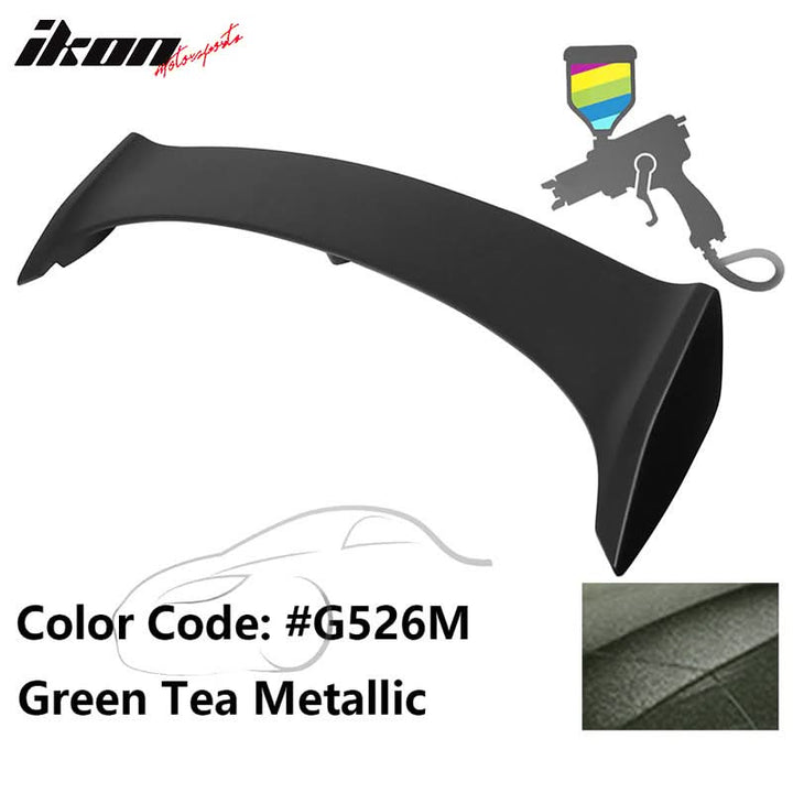 2006-2011 Honda Civic Painted Trunk Spoiler 3rd Brake LED Light ABS