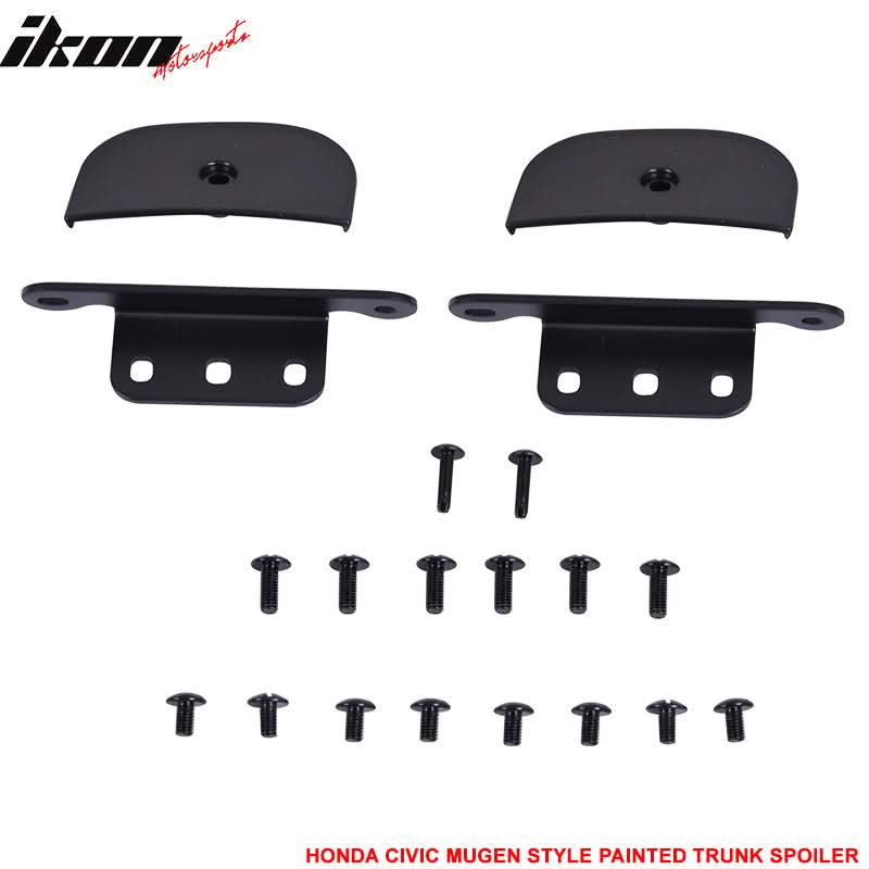 2006-2011 Honda Civic Mugen Style Painted Trunk Spoiler ABS CF Top