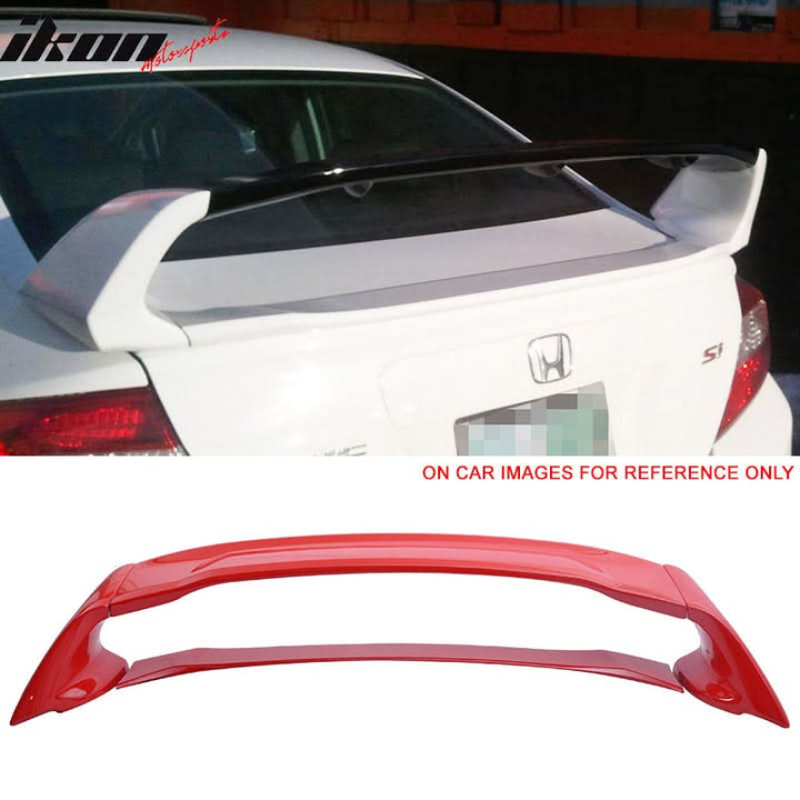 2012-2015 Honda Civic Sedan Mugen Style Painted Trunk Spoiler Wing