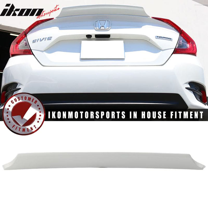 2016-2021 Honda Civic Sedan IKON Style Trunk Spoiler ABS