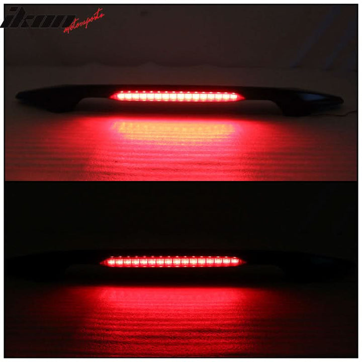 2016-2021 Honda Civic X Sedan Trunk Spoiler with LED Brake Light ABS