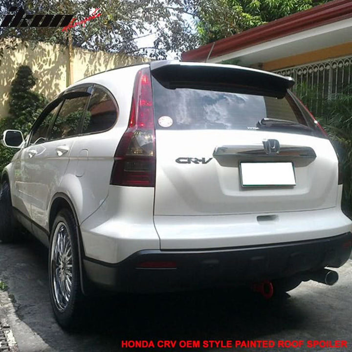 2007-2011 Honda CRV Rear Roof Spoiler Wing with LED Brake Light ABS