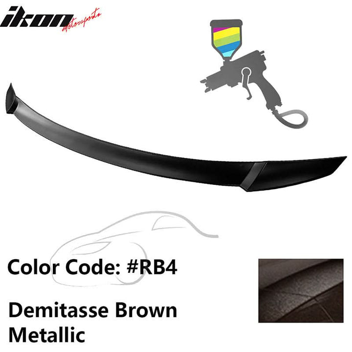 2021-2025 Hyundai Elantra 4DR Sedan M4 Rear Trunk Spoiler Wing ABS