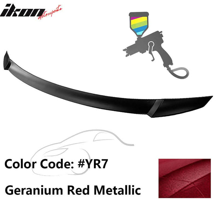 2021-2025 Hyundai Elantra 4DR Sedan M4 Rear Trunk Spoiler Wing ABS