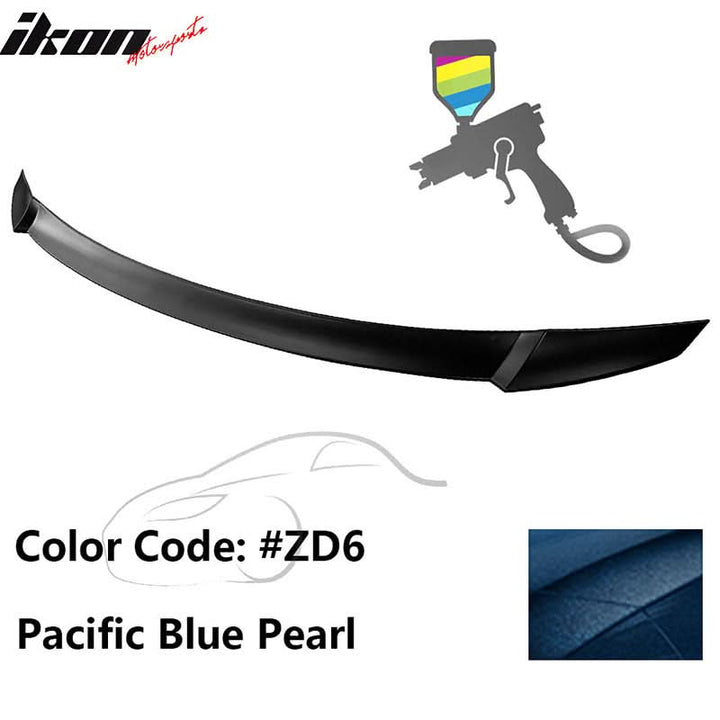 2021-2025 Hyundai Elantra 4DR Sedan M4 Rear Trunk Spoiler Wing ABS