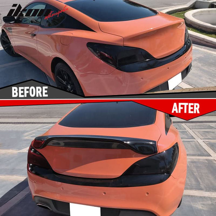 2010-2016 Hyundai Genesis Euro Style Unpainted Rear Spoiler Wing