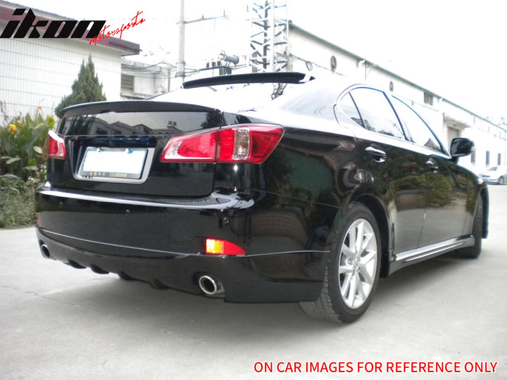 2006-2013 Lexus 2nd Gen IS250 4Dr OE Style Unpainted Trunk Spoiler ABS