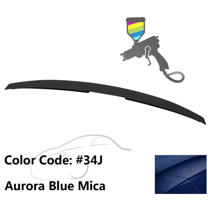 2004-2009 Mazda 3 Sedan Flush Mount  Painted Trunk Spoiler ABS
