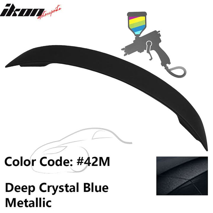 2010-2013 Mazda 3 Sedan OE Style Unpainted Rear Spoiler Wing ABS