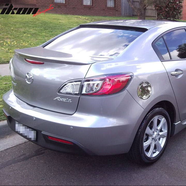 2010-2013 Mazda 3 Sedan  Painted Color Trunk Spoiler ABS