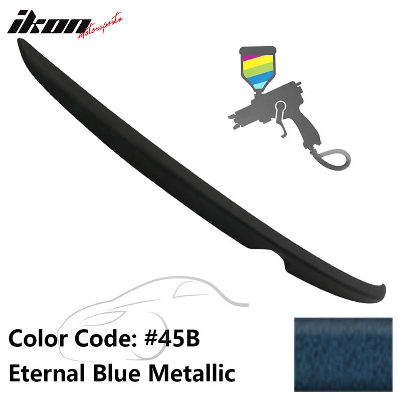 Matte Fits 14-18 Mazda 3 Mazda3 Sedan Flush Factory Trunk Spoiler