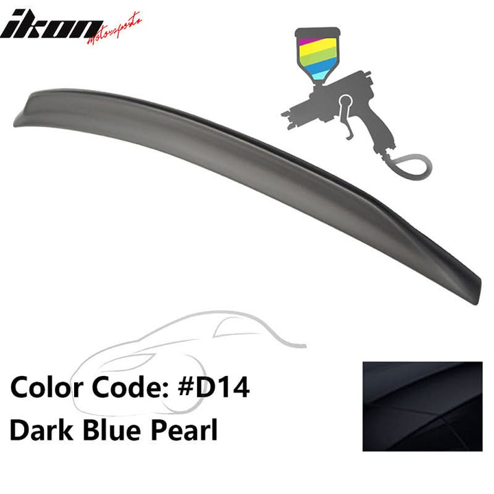 2008-2015 Lancer EVO X ABS Rear Spoiler Wing #D14 Cosmic Blue Metallic