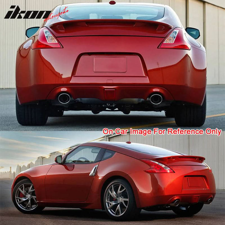 2009-2021 Nissan 370Z Z34 Coupe Painted Color ABS Trunk Spoiler
