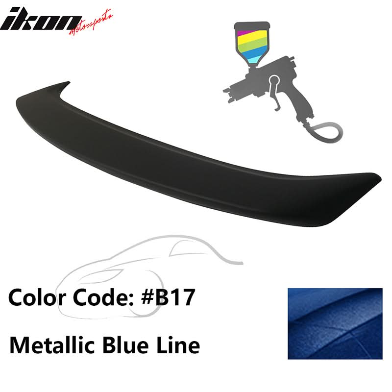 2013-2019 Nissan Sentra 4Dr Sedan Painted Trunk Spoiler ABS