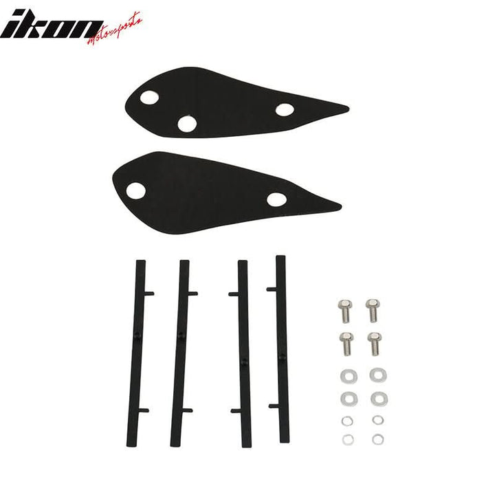 03-08 Toyota Corolla OE Style Matte Black Rear Spoiler Wing LED Brake