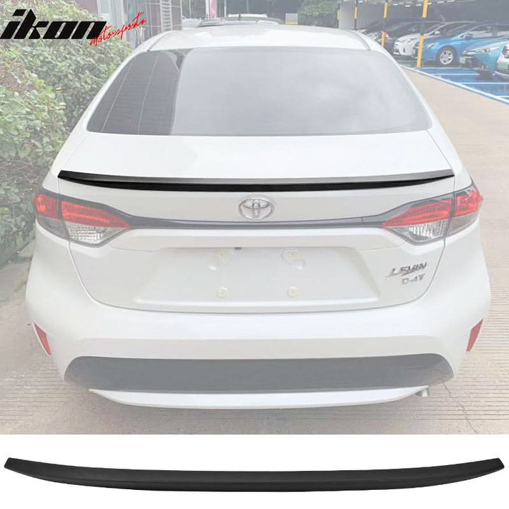 2020-2025 Toyota Corolla Sedan IKON Style Trunk Spoiler Wing ABS
