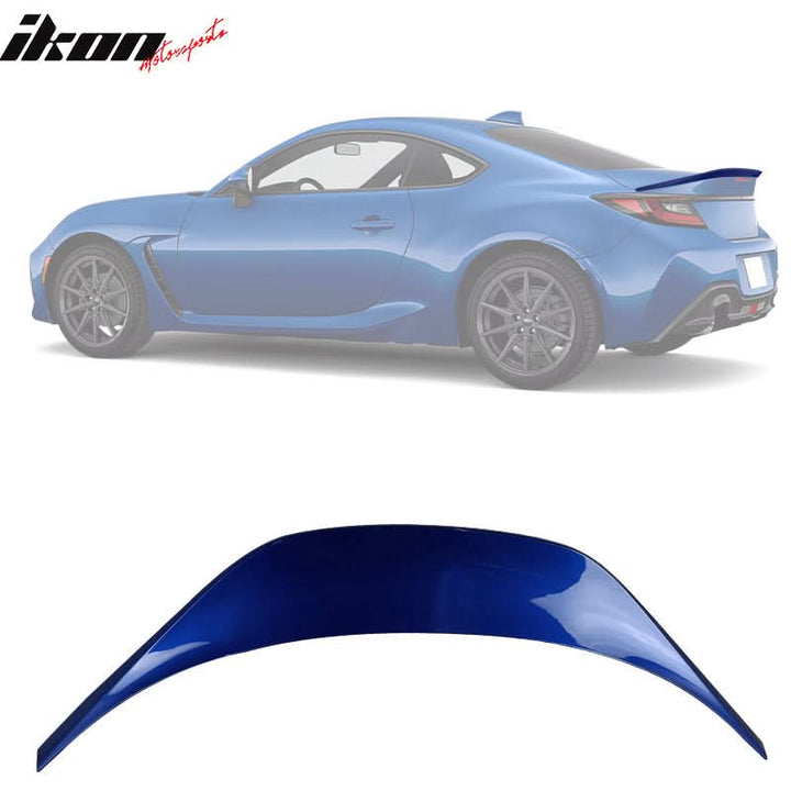 2022-2025 Subaru BRZ GR86 #K7X Blue IKON Roof + TRD Trunk Spoiler ABS