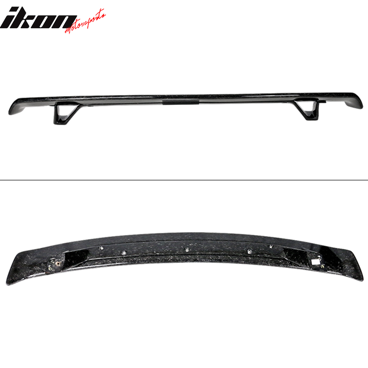 Universal Fitment Rear Trunk Spoiler Lip Wing Forged Carbon Fiber