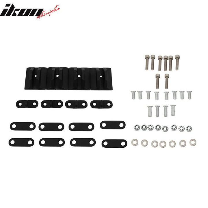 Universal Rear Trunk Spoiler Wing Legs Bracket Stand Mount Side Plate