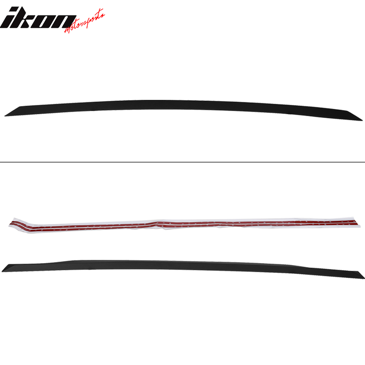 2015-2021 Subaru WRX STI Matte Black Top Gurney Flap Trunk Spoiler FRP