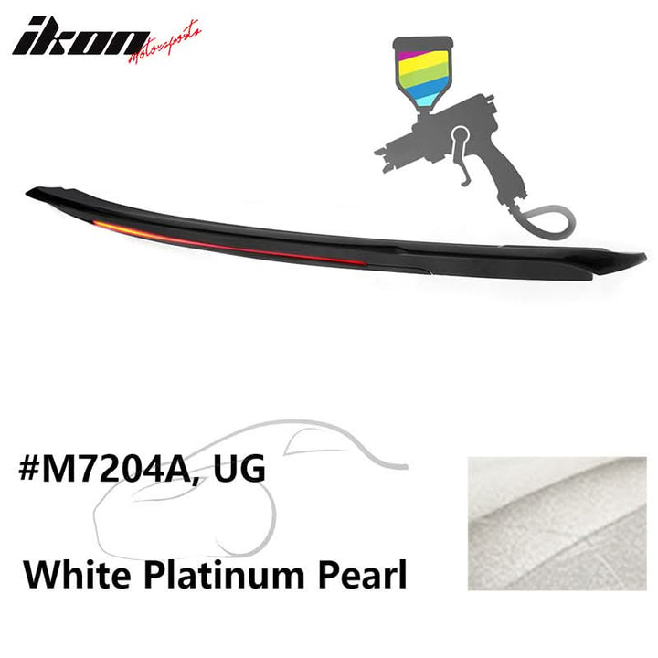 2015-2023 Ford Mustang Coupe Convertible Long LED Trunk Spoiler ABS