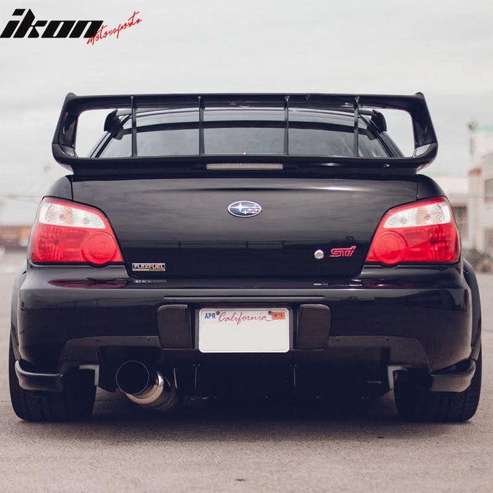 2002-2007 Subaru Impreza WRX STI Trunk Spoiler Stabilizer Add On 4PC