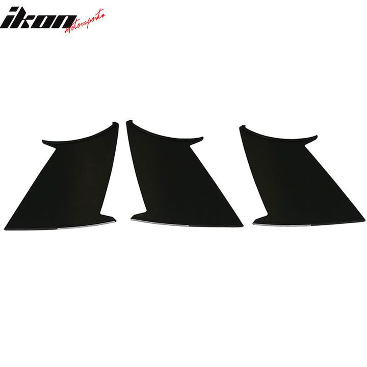 2008-2014 Subaru Impreza WRX STI Trunk Spoiler Stabilizer 3PC ABS