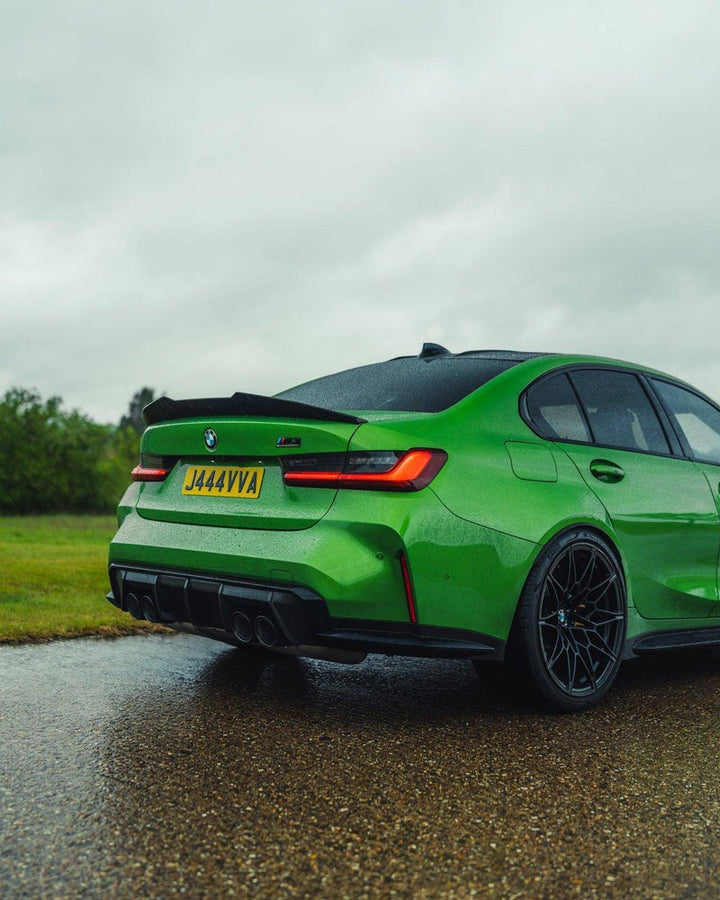 BMW M3 G80 & BMW 3 Series G20 Pre-Preg Carbon Fiber Ducktail Rear Spoiler