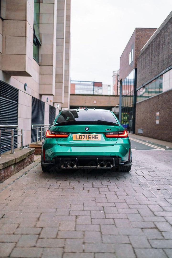 BMW M3 G80 & BMW 3 Series G20 Pre-Preg Carbon Fiber Ducktail Rear Spoiler