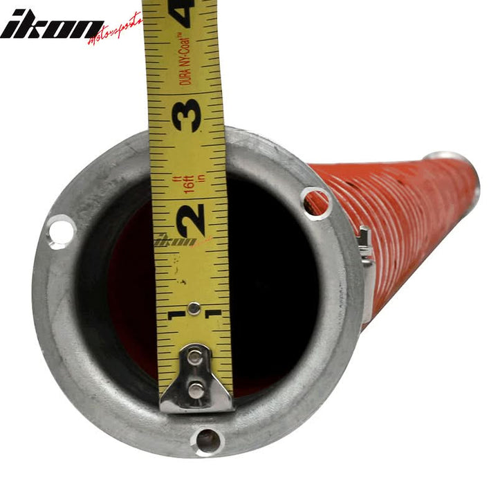 2.5X40" 2PC Brake Cooling Dual Layerinsulation Hose Flange Aluminum