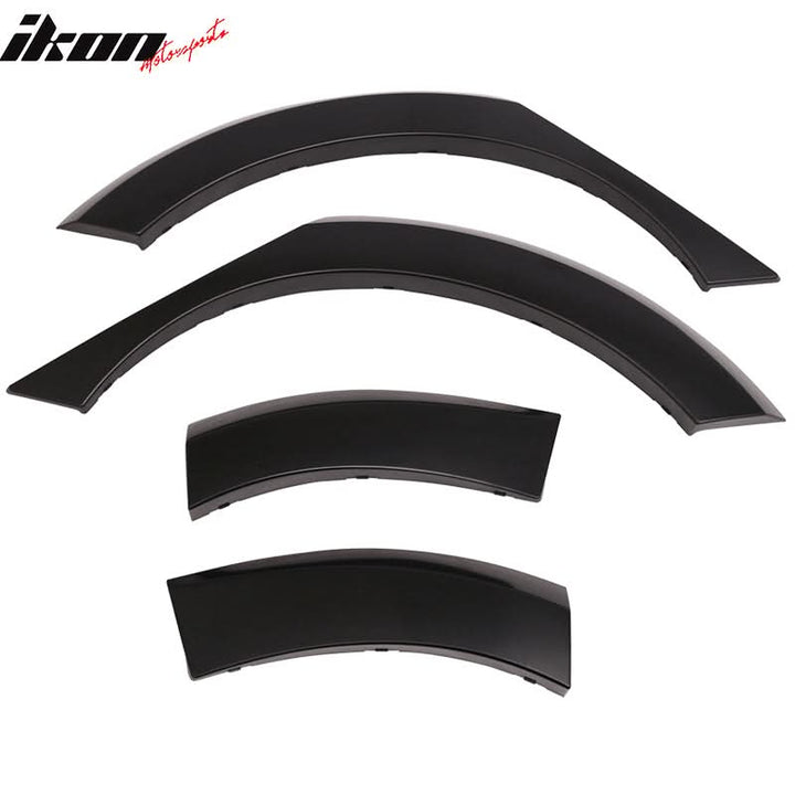 2016-2021 Honda Civic Unpainted Rear Fender Flares Wheel Cover ABS