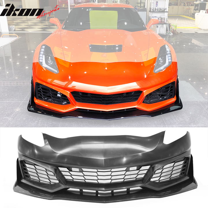 2014-2019 Chevy Corvette C7 Front Bumper Kits Upgrade To 2019 ZR1 PP