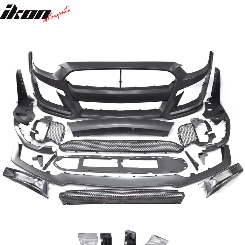 2015-2017 Ford Mustang GT500 Style Painted Front Bumper Replacement PP