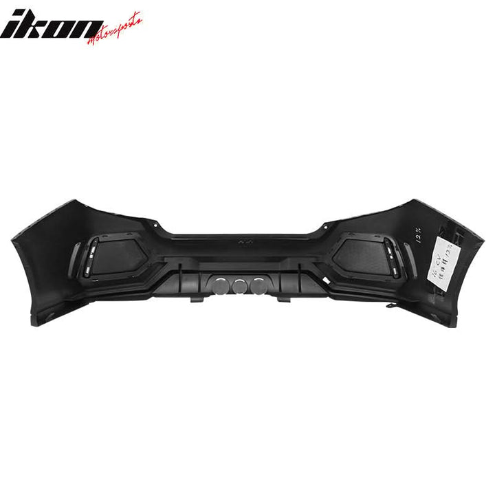 2016-2021 Honda Civic 10th X Gen 4DR Sedan Type R Rear Bumper Cover