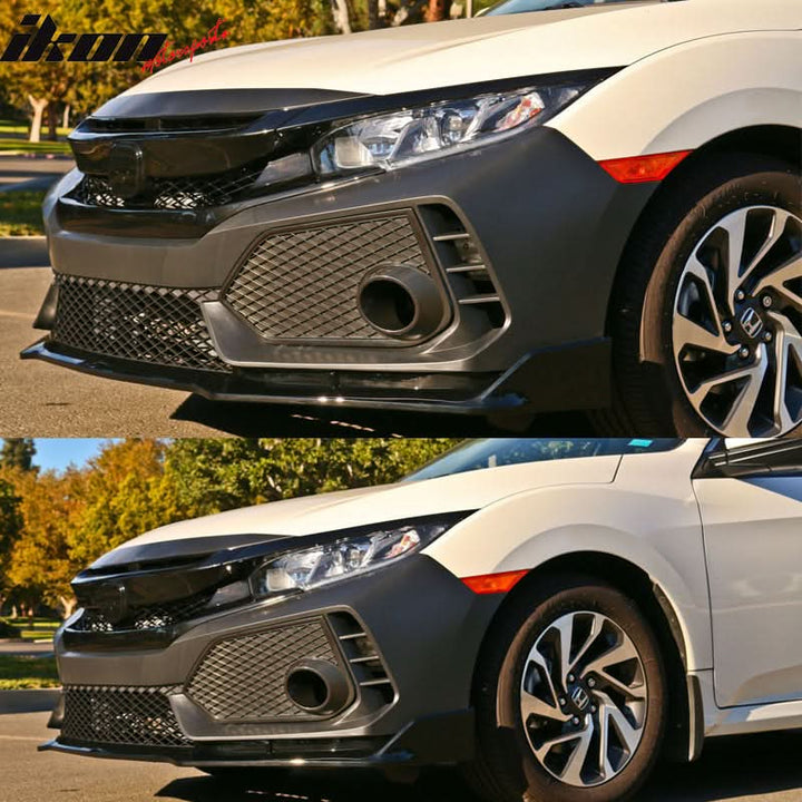 2016-2018 Honda Civic Type-R Front Bumper & Lip Gloss & DRL Light