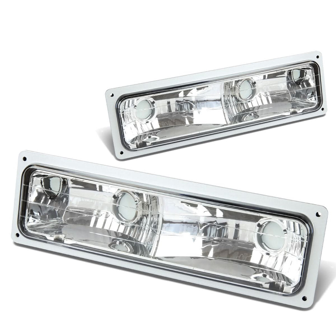 94-98 Chevrolet C10 Chrome Bumper Lights 2PC
