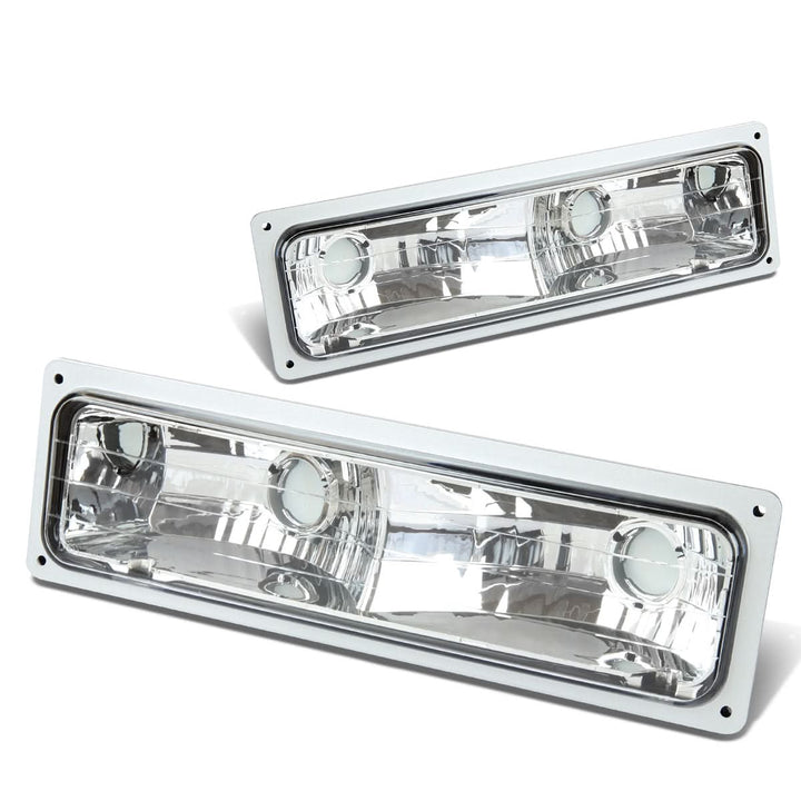 94-98 Chevrolet C10 Chrome Bumper Lights 2PC