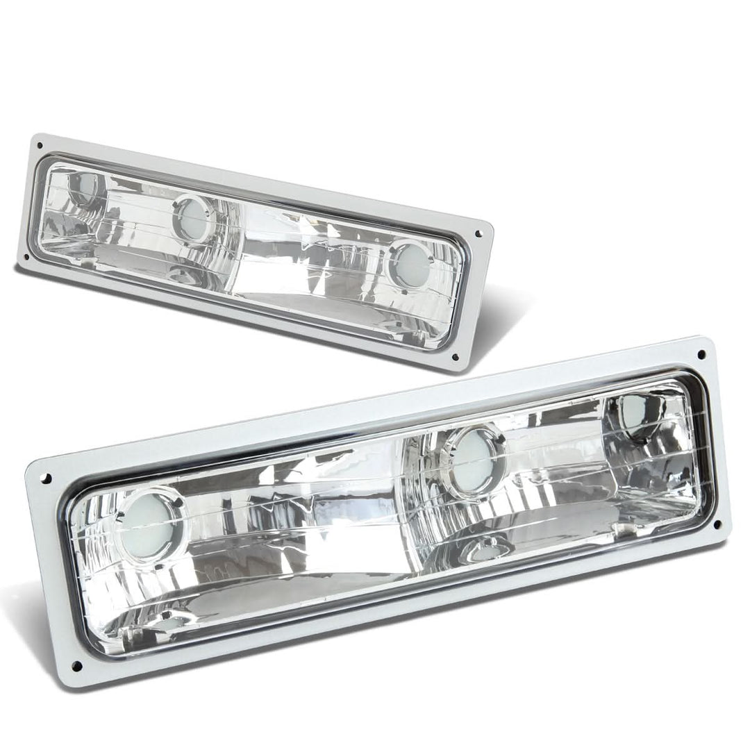 94-98 Chevrolet C10 Chrome Bumper Lights 2PC