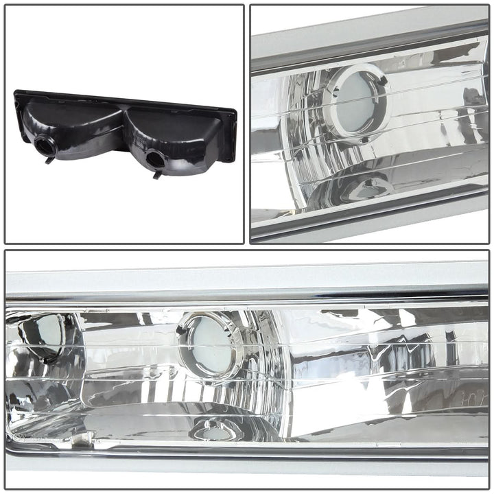 94-98 Chevrolet C10 Chrome Bumper Lights 2PC
