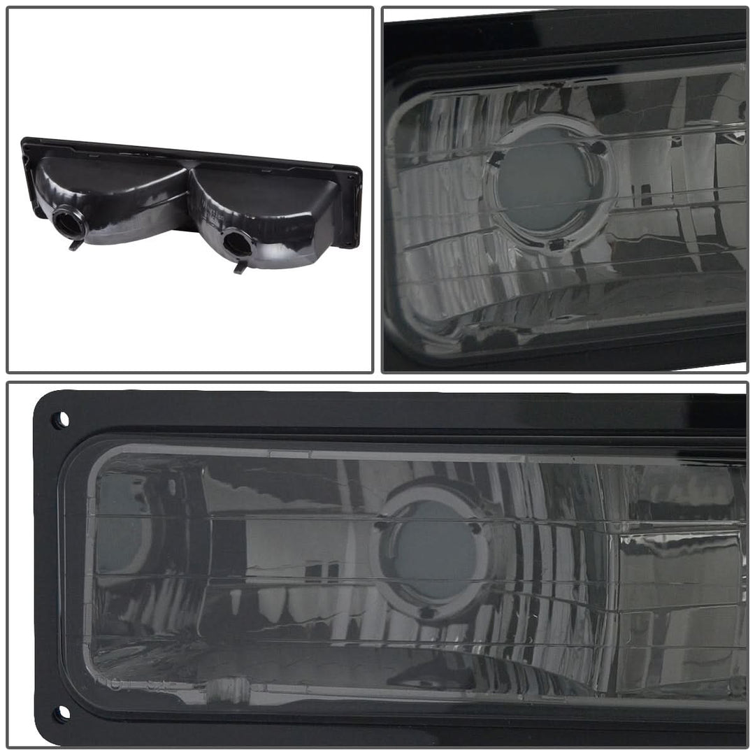 94-98 Chevrolet C10 Smoke Bumper Lights - 2PC