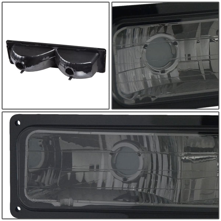 94-98 Chevrolet C10 Smoke Bumper Lights - 2PC