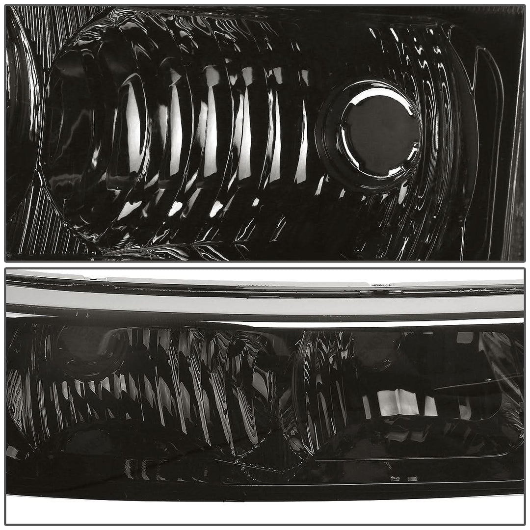 03-07 Chevrolet Avalanche Silverado Smoke Amber Corner Bumper Lights