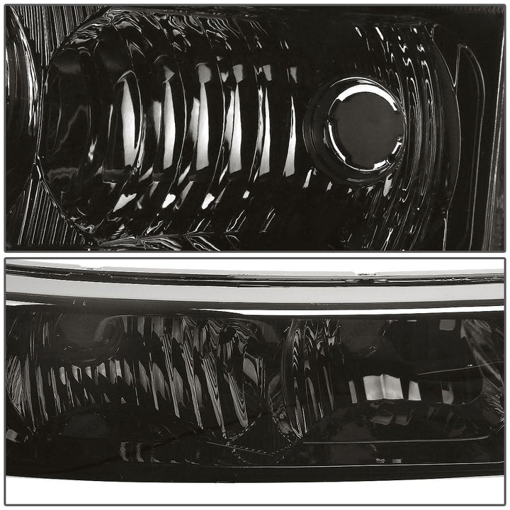 03-07 Chevrolet Avalanche Silverado Smoke Amber Corner Bumper Lights