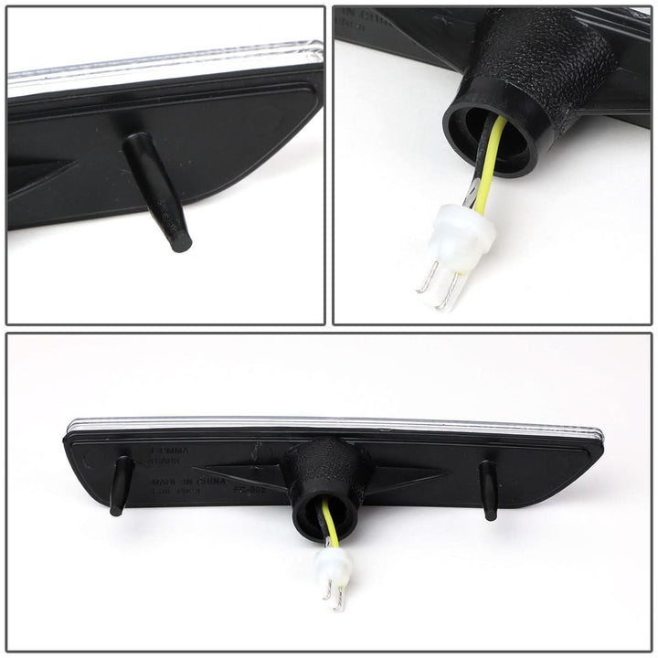 10-14 Ford Mustang LED Bumper Lights - Clear