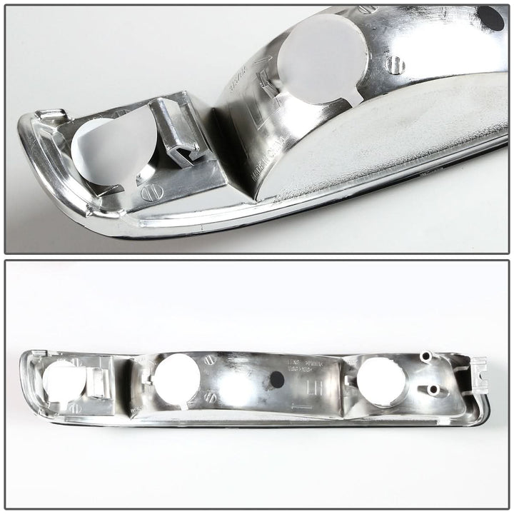99-07 GMC Sierra/Yukon Smoke Corner Bumper Lights 2PC