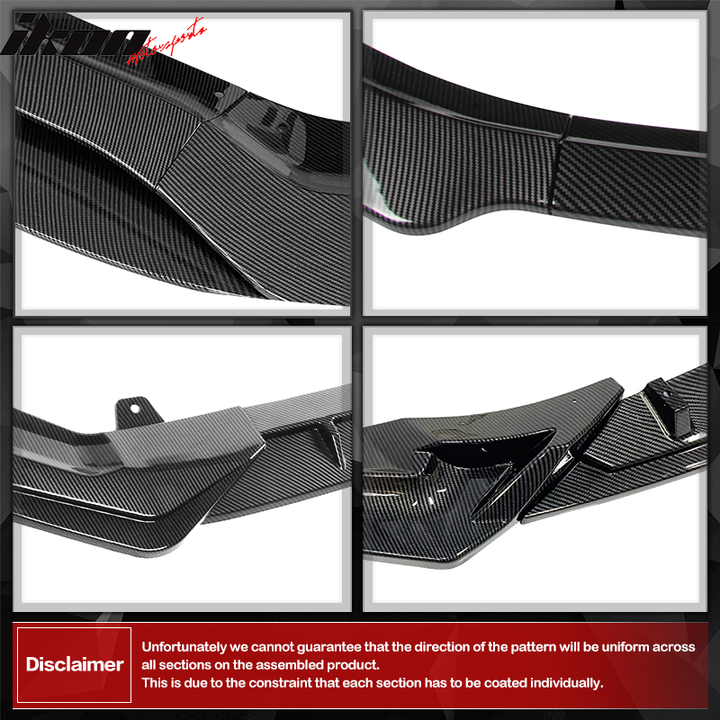 2020-2023 Bmw G06 X6 Ikon Style Gloss Black Rear Bumper Diffuser-pp