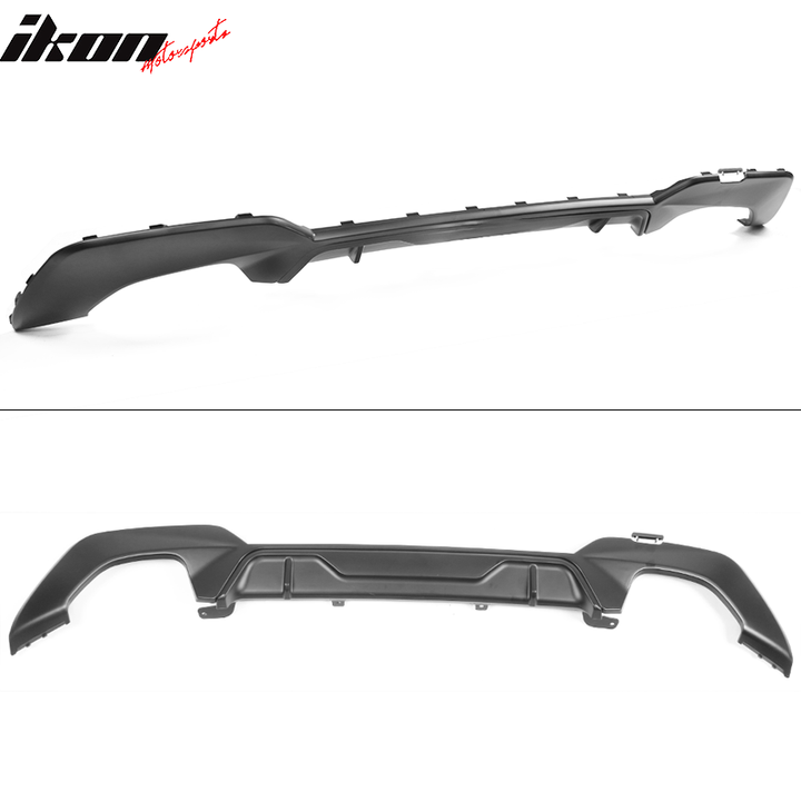 2019-2022 BMW 330i M-Tech M Sport Matte Black PP Rear Lip Diffuser