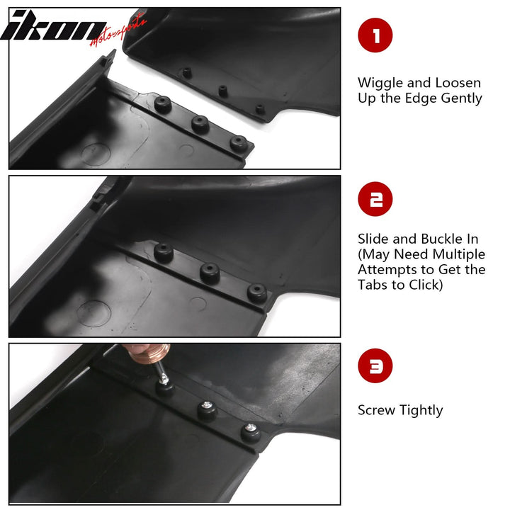 Rear Diffuser for 2016-2023 Chevy Camaro Quad Exhaust