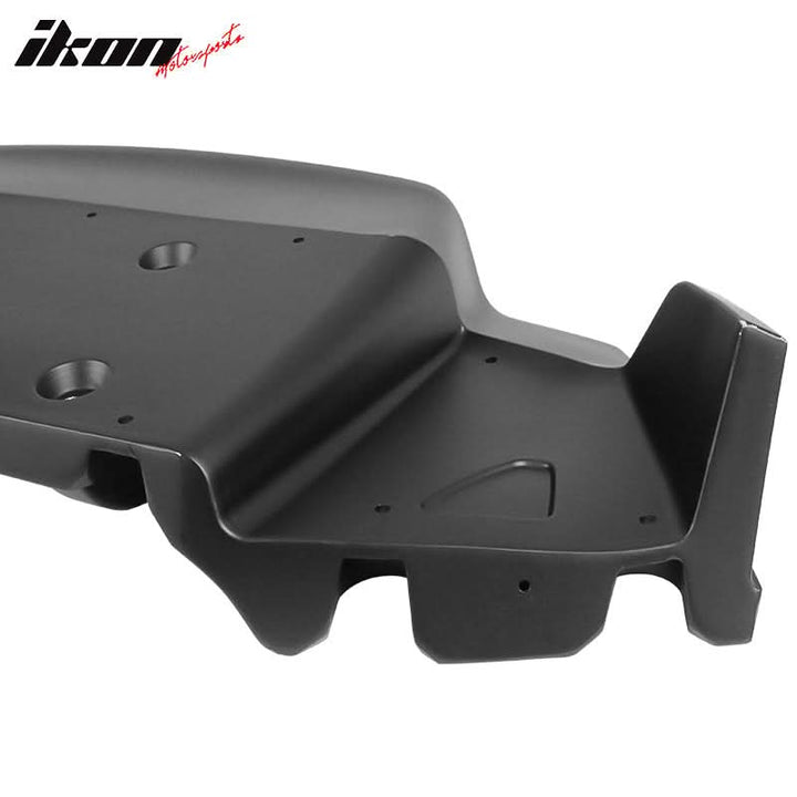 2014-2019 Chevy Corvette C7 Primer Black Rear Bumper Diffuser ABS